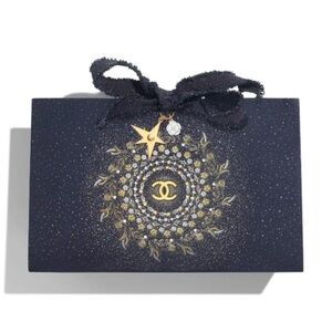 Chanel Midnight Blue Box with Gold and Silver Details